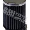 Brand new 🛒 BMI Tapered Chrome Fabric Air Filter, 2-7/16" (Inlet) X 4" (Tall) 🌟